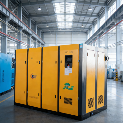 High Reliability Low Pressure Screw Air Compressor For Industrial Production And Pneumatic Equipment