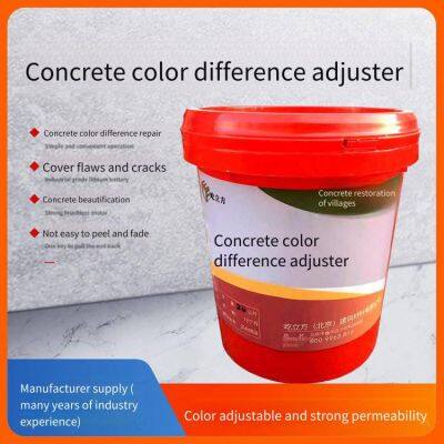concrete exterior wall beautification and renovation treatment, color difference repair agent, municipal bridge anti - carbonation color difference adjustment agent