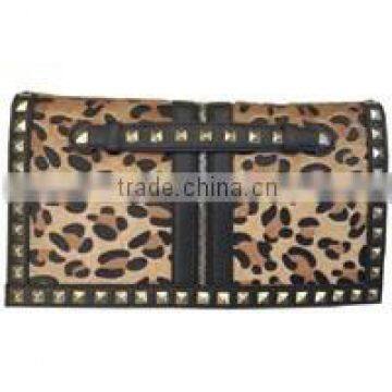 Lady's Evening Clutch Handbag With Riverts