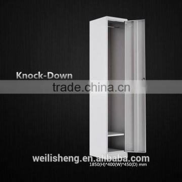 WLS factory price one tier metal cupboard single door steel locker