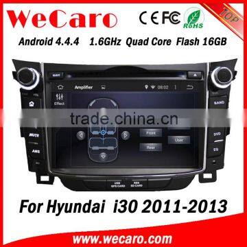 Wecaro WC-HI7028 Android 4.4.4 car stereo 1024 * 600 for hyundai i30 car multimedia android 16GB Flash 2011-2013