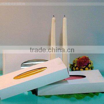 colourful taper candle