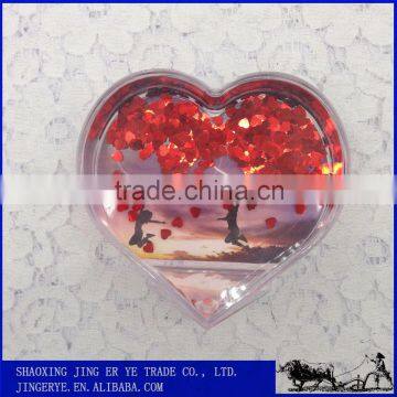 plastic christmas snow water globe