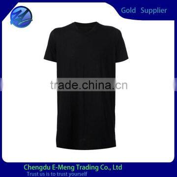 Promotion Blank Tshirts Custom Black T shirt Design
