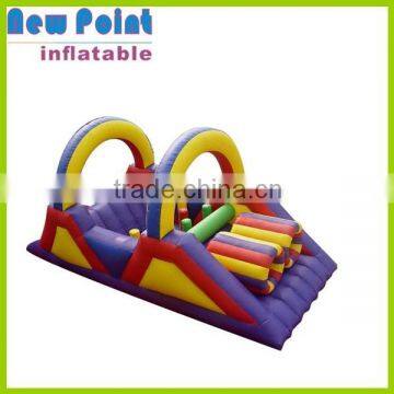 Guangzhou high quality PVC inflatable obstacle course ideas for adults