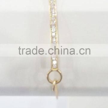 FASHION METAL WIRE CROSS CHARM BRACELET photo-2