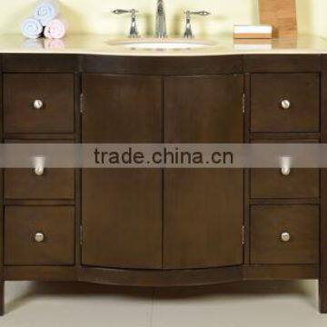 The latest design waterproof wooden bathroom vanity cabinet (YSG-121)