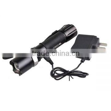 Aluminum Alloy 3W XPE LED Rechargeable LED Police Torch photo-3