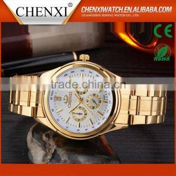 Top Selling Products 3Atm Water Resistant Quartz Wrist Mens Watches Gold