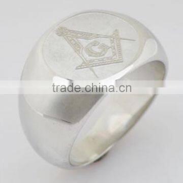 Customized stainless steel masonic rings jewelry