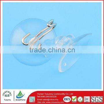 Injection Plastic Modling Type metal hook suction cup