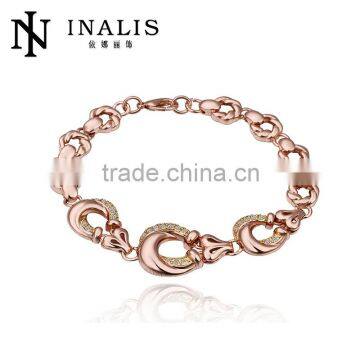 2016 New Hot sale custom Luxurious 18K gold plated bracelet