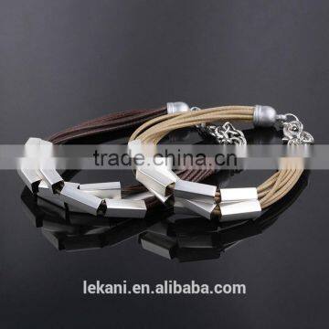 Attractive New Arrival Mixed Styles Metal Multi Strand Rope Bracelet