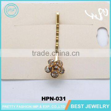 Handmade Flower Shape Hairpin Fashion Hot Sale Metal Hair Clips Bulk For Shoe