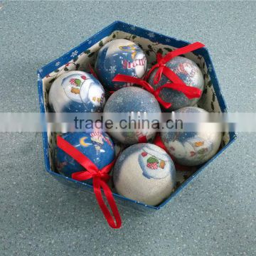 Foam Christmas ball decoration/water sticker ball