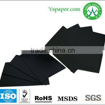 180gsm side black paper, black core side board