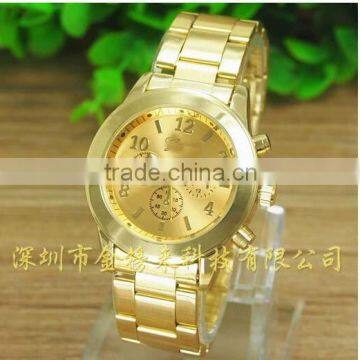 Good quality New Fashion Ladies Women Girl Unisex Stainless Steel Quartz Wrist Watch