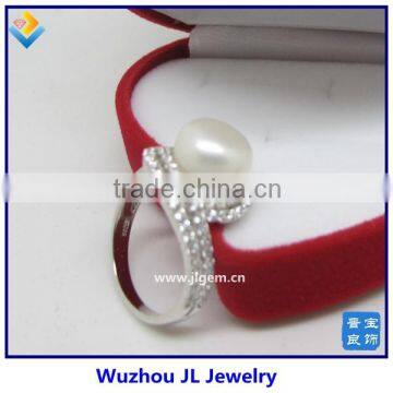 2014 China JL Jewerly Модный женский перловый кольцо из стерлингового серебра 925