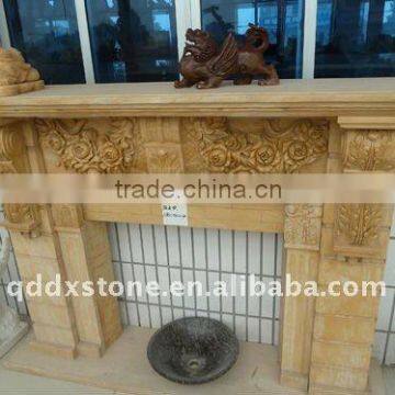 Yellow Granite Fireplace/Granite Tile Fireplace