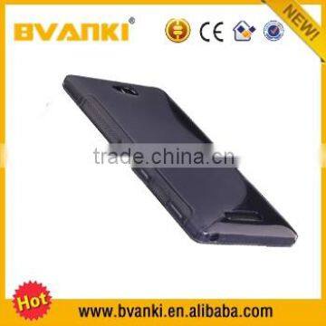 S-Line Flexible Soft Gel Tpu Silicone Skin Back Case Cover For Sony Xperia C3 D2533 Tpu Mobile Phone Case for Sony Xperia c3