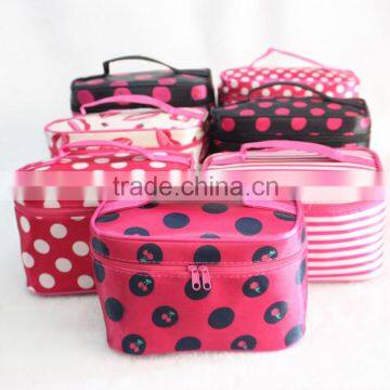 2015 new design colors nylon cosmetic bag for stock