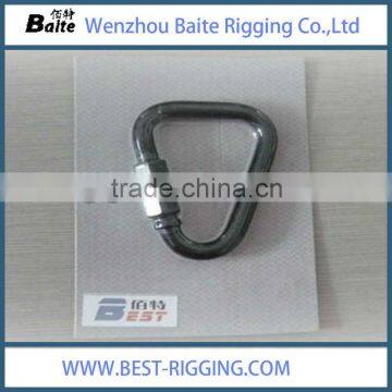 Black plating paint delta quick link,triangle quick link ,metal quick link in carabiner manufacturer