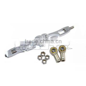 BJ-SL288-08 Custom Three Centered Skulls Aluminum Chrome Motorbike Shift Linkage photo-4