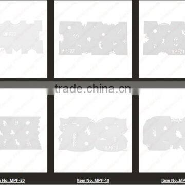Hot !!! best sell airbrush nail stencil