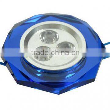 Factory price!!crystal LED Downlight 3w