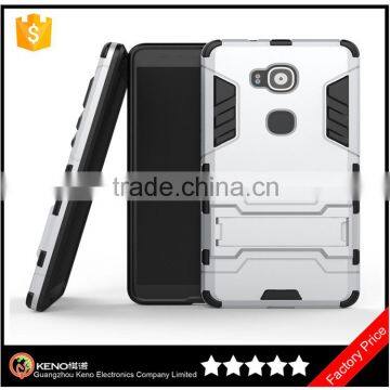 Top quality hybrid TPU+PC kickstand case for Huawei Mate8