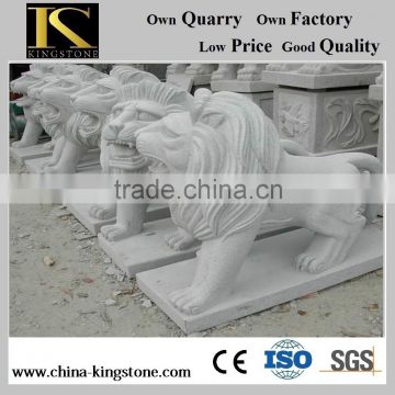 Hot Sale Grey Granite G603 Lion Animal Statue for Garden