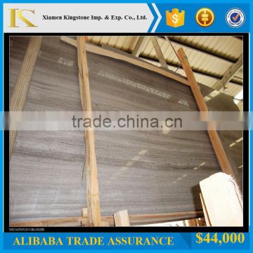 Chinese Coffee Brown Wood Vein Marble Slabs (Direct Factory +Good Price )