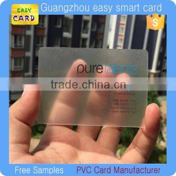 High Quality PVC Transparent Membership Business Card photo-3