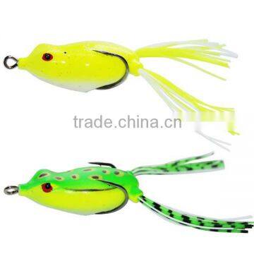 55mm 12g new designed colorful hollow soft frog lures factory price