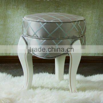 Small Antique French and Eurpean Style Wooden Furniture Stool