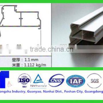 Manufactured Design Aluminum Profile Sickness 2.0mm Wood Profile for Door