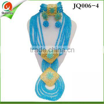 2016 JQ006 african beads jewelry set/ coral beads/ crystal beads