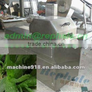 high capacity Aloe skin stripping machine