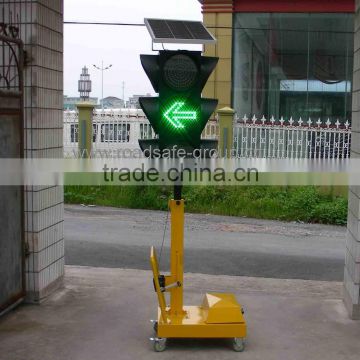 RSG road safety high brightness portable solar traffic light/led traffic sign light