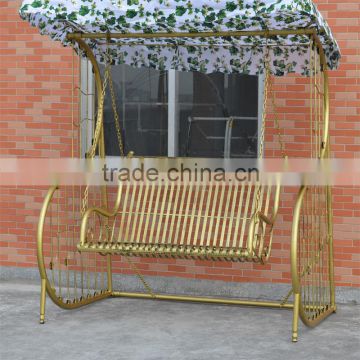 Outdoor Patio Garden Antique Metal Wrought Cast Iron Swing