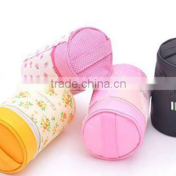 Promotional 600D printing Polyester cosmetic bag factory