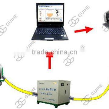 Hiigh accuracy fuel tank volume table calibration system for petrol station