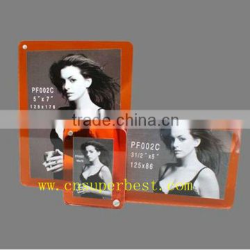 PMMA acrylic photo frame 3 pieces/set