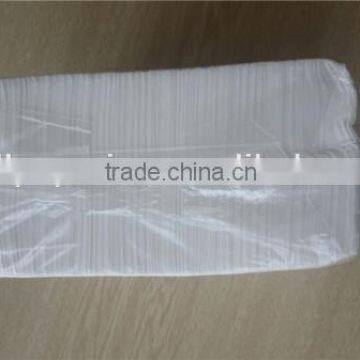 1/6 Tall Fold White Print Napkins