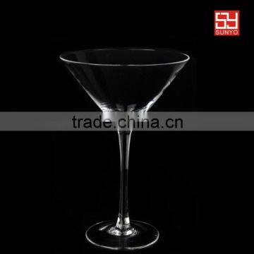 Handblown in stocks Martini glass set leadfree clear transparent crystal popular glassware