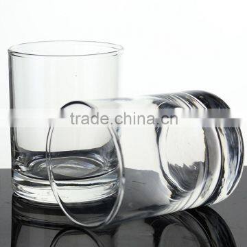 machine made stock customized frosted decal airline drinking tumbler glass