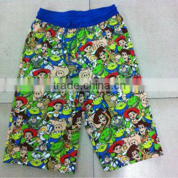 Carton Boy screen print cotton Shorts/Knitted shorts sublimated/mens printed shorts/boys colored shorts/custom printed short