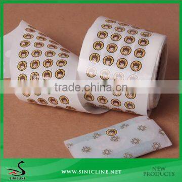 Sinicline newly self-adhesive clothes sticker label