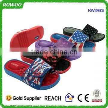 Colorful Men Various EVA memory foam adjustable slippers