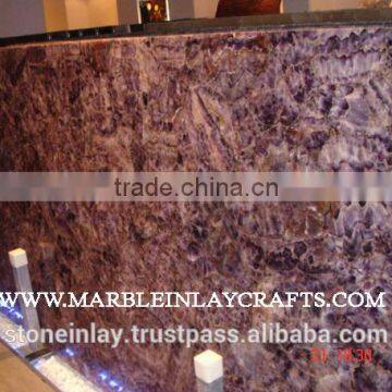 Natural Amethyst Slab For Home Decorative